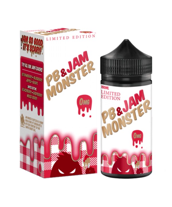 PB & Strawberry Jam by Jam Monster 100ml