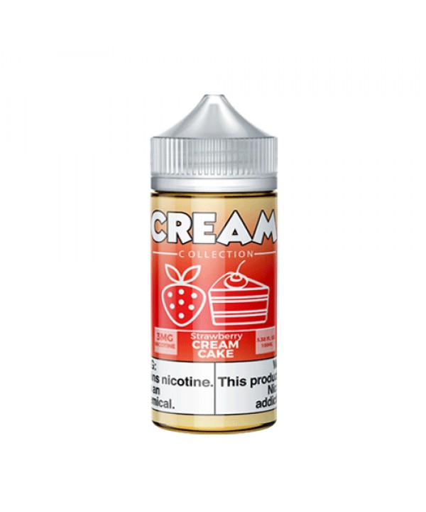 Strawberry Cream Cake by Vape 100 Cream Collection...